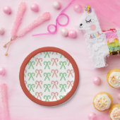 Kandijriet/pepermunt Papieren Bordje (Feest)