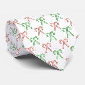 Kandijriet/pepermunt Stropdas (Opgerold)