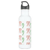 Kandijriet/pepermunt Waterfles (Achterkant)