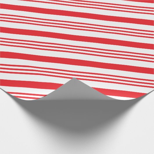 Kandijriet, rood en witstropen, verpakt papier (Hoek)