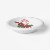 Kandijsuikerriet voor kerst papieren kommen (Gebogen)