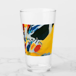 Kandinski Impressie III Concert Abstract Schilderi Glas