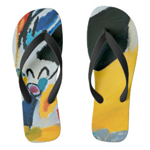 Kandinski Impressie III Concert Abstract Schilderi Teenslippers