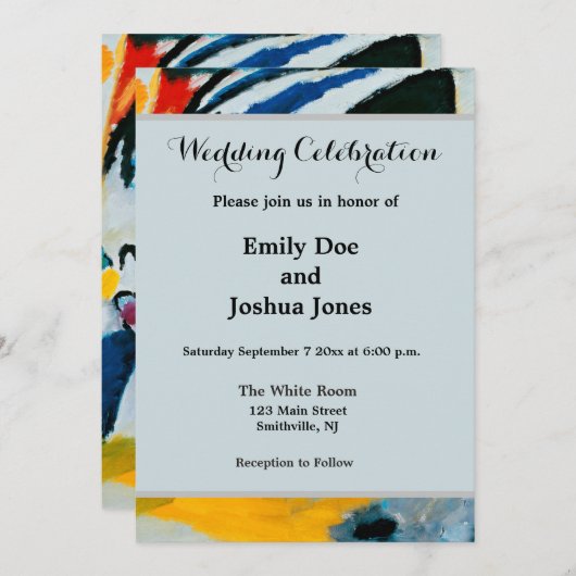 Kandinski Impression III Concert Abstract schilder Kaart (Voorkant / Achterkant)