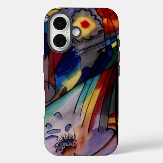 Kandinsky 1913 Abstract schilderen Case-Mate iPhone Case (Achterkant)
