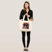 Kandinsky 1913 Abstract schilderen Grote Tote Bag (Voorkant (model))