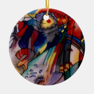 Kandinsky 1913 Abstract schilderen Keramisch Ornament