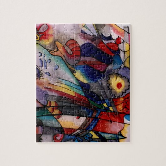Kandinsky 1913 Abstract schilderen Legpuzzel (Verticaal)