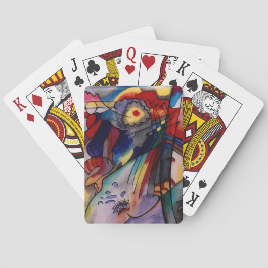 Kandinsky 1913 Abstract schilderen Pokerkaarten (Achterkant)