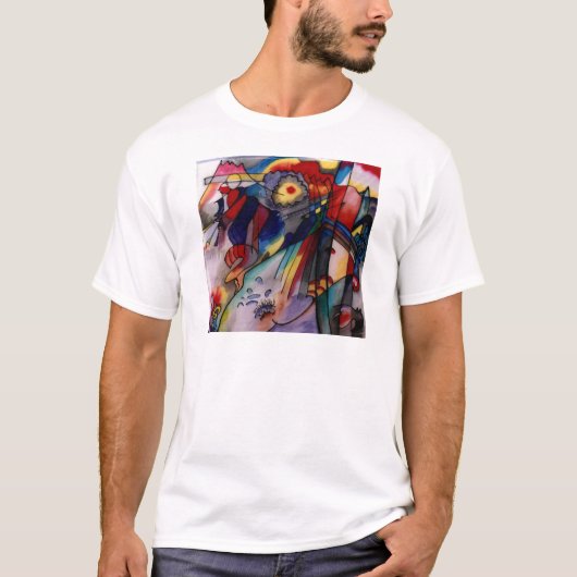 Kandinsky 1913 Abstract schilderen T-shirt (Voorkant)