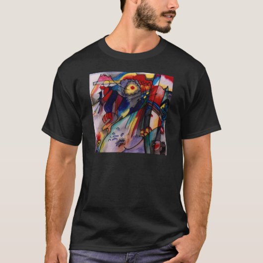 Kandinsky 1913 Abstract schilderen T-shirt (Voorkant)