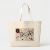 Kandinsky 1923/compositie viii/pixdezines grote tote bag (Voorkant)