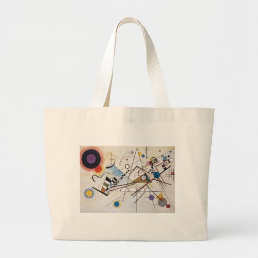 Kandinsky 1923/compositie viii/pixdezines grote tote bag (Voorkant)