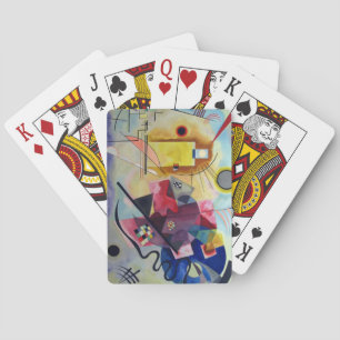 Kandinsky 1925 Painting Yellow Red Blue Pokerkaarten