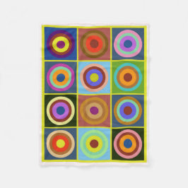 Kandinsky #19 fleece deken