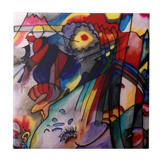 Kandinsky - 293 tegeltje (Voorkant)