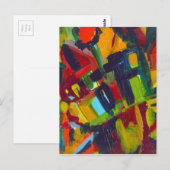 Kandinsky 304 Colorful Abstract Artwork Briefkaart (Voorkant / Achterkant)