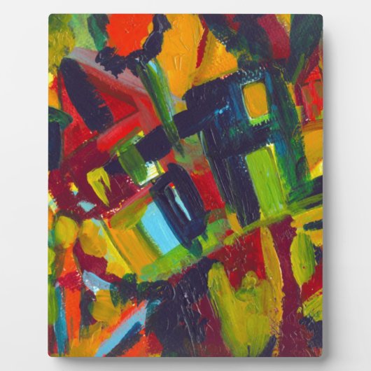 Kandinsky 304 Colorful Abstract Artwork Fotoplaat (Voorkant)