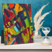 Kandinsky 304 Colorful Abstract Artwork Fotoplaat (Zijkant)