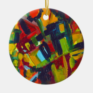 Kandinsky 304 Colorful Abstract Artwork Keramisch Ornament