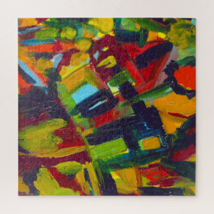 Kandinsky '304' Colorful Abstract schilderen Legpuzzel