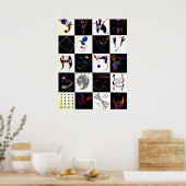 Kandinsky - 4x5=20, poster (Keuken)