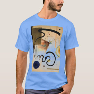 Kandinsky Abstract Artwork Carolina Blue T-shirt