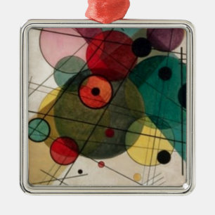 Kandinsky Abstract Circles Keramisch Ornament