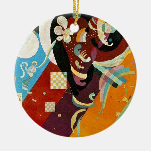 Kandinsky Abstract Compositon IX Keramisch Ornament (Voorkant)