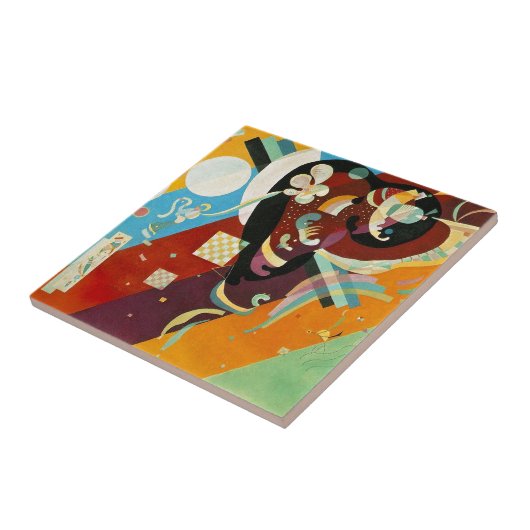 Kandinsky Abstract Compositon IX Tegeltje (Zijkant)