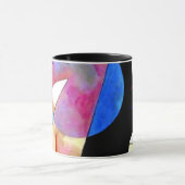 Kandinsky - Abstract Cubisme met Pinks en Blues Mok (Midden)