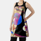 Kandinsky - Abstract Cubisme met Pinks en Blues Schort (Insitu)
