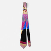 Kandinsky - Abstract Cubisme met Pinks en Blues Stropdas (Voorkant)