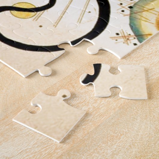 Kandinsky Abstract hedendaags kunstwerk Legpuzzel (Zijkant)