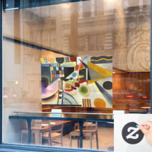 Kandinsky Abstract Kunstwerk Raamsticker