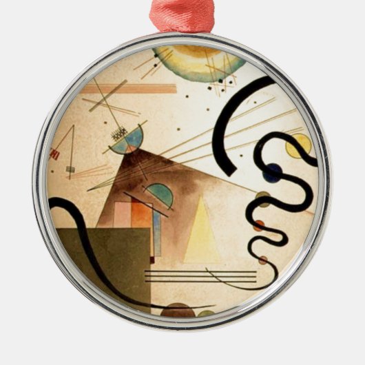 Kandinsky Abstract Metalen Ornament (Voorkant)