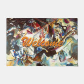 Kandinsky Abstract Modern Art Professional Welkom Deurmat (Voorkant)