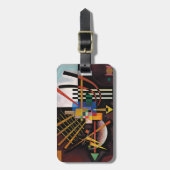 Kandinsky Abstract schilderen Klassiek kunstwerk Bagagelabel (Voorkant verticaal)