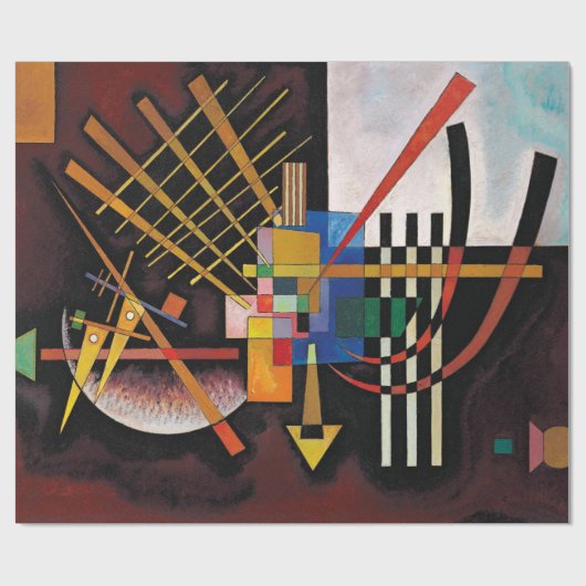 Kandinsky Abstract schilderen Klassiek kunstwerk Cadeaupapier (Vlak)