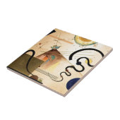 Kandinsky Abstract Tegeltje (Zijkant)