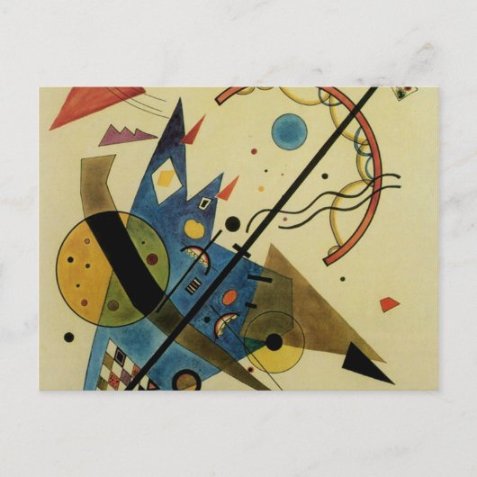 Kandinsky Abstracte cirkels Briefkaart (Voorkant)