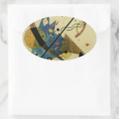 Kandinsky Abstracte cirkels Ovale Sticker (Tas)
