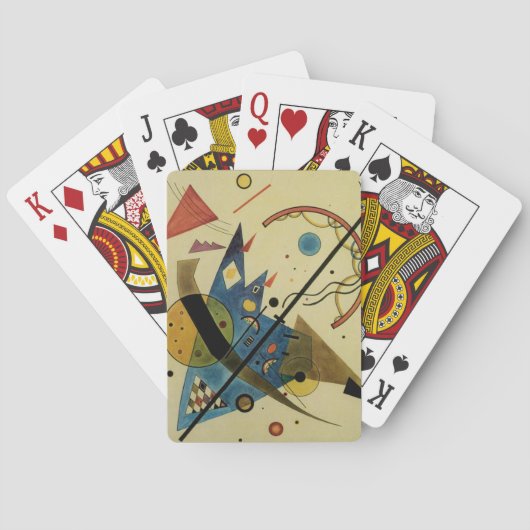 Kandinsky Abstracte cirkels Pokerkaarten (Achterkant)