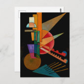 Kandinsky - Abstracte interpretatie Briefkaart (Voorkant / Achterkant)