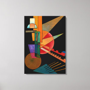 Kandinsky - Abstracte interpretatie Canvas Afdruk