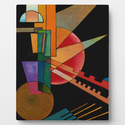 Kandinsky - Abstracte interpretatie Fotoplaat (Voorkant)