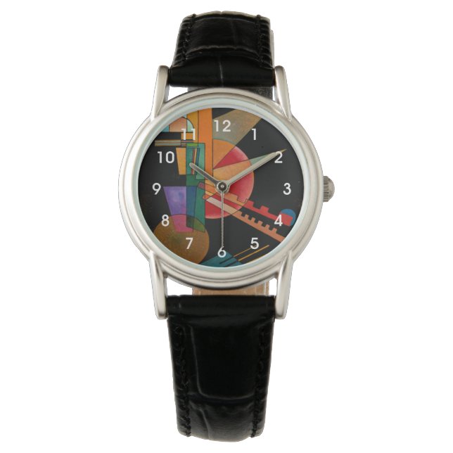 Kandinsky - Abstracte interpretatie Horloge (Voorkant)