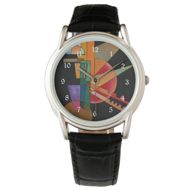 Kandinsky - Abstracte Interpretatie Horloge (Voorkant)