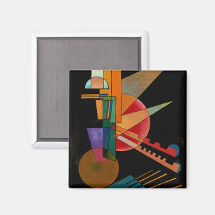 Kandinsky - Abstracte Interpretatie Magneet