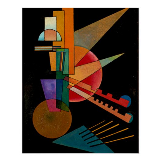 Kandinsky - Abstracte Interpretatie Perfect Poster (Voorkant)